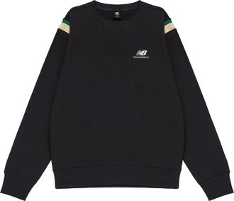 New Balance Lifestyle Sweatshirt Asia Sizing Black AMT23559-PHM
