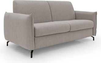 Divani.Store Divani.store - Scarlet Sof&aacute; Cama Convertible En Tejido Mixto De Algod&oacute;n Impermeable 175 Cm (mat.120x197) Beige