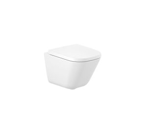 Roca Roca A34647a000 The Gap Square Rimless Inodoro Suspendido Compacto - Asiento: Caida Amortiguada - Ref: A34647a000+a80173200b