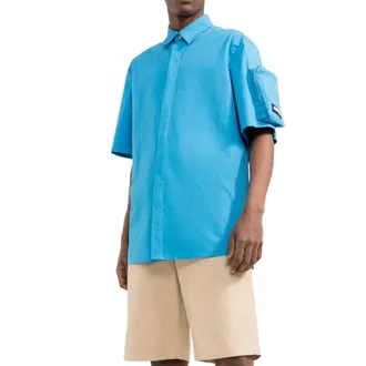 AMBUSH Cotton Short-Sleeve Shirt - Blue