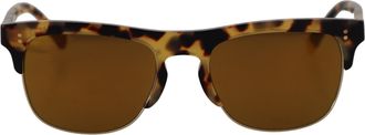 Dolce & Gabbana Brown Gold Acetate Havana DG430A Womens Sunglasses