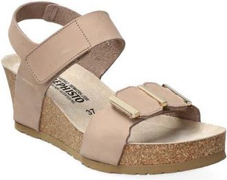 Mephisto Leonore Ankle Strap Sandal in Taupe at Nordstrom, Size 10