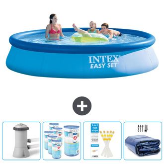 Intex Piscina Easy Set Redonda - 396x84 Cm - 7-piezas Scb86