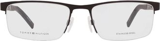 Tommy Hilfiger Demo Rectangular Mens Eyeglasses TH 1594 0R80 55