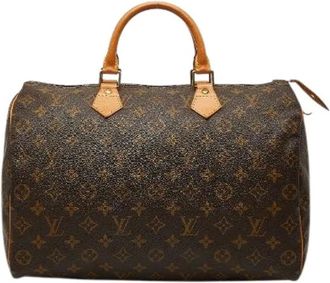Louis Vuitton Pre-owned Handbags, female, Brown, Size: ONE SIZE Pre-owned Plastic Handbag