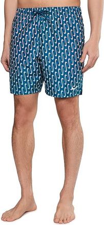 Nike Breaker Swoosh Link 7 Brief Lined Volley Mens Swimwear Green Abyss : 2XL, Mesh/Polyester