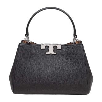 Tory Burch Tassen, Dames, Zwart, ONE Size, Leer, Mini Eleanor Soft Satchel