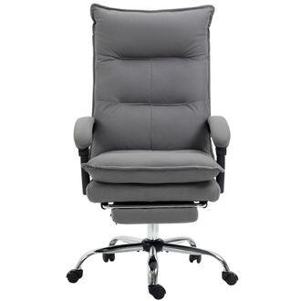 Vinsetto Silla de masaje 66x74x121.5 cm gris