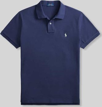 Polo Ralph Lauren Regular Fit Poloshirt aus reiner Baumwolle in Marine, Gr&ouml;&szlig;e XXL