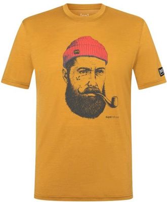 super.natural Sailor Tee Merinoshirt f&uuml;r Herren | gelb