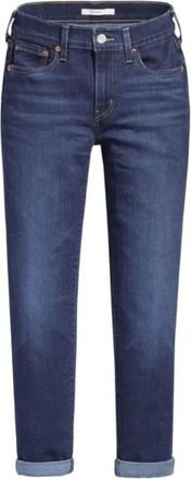 Levi's Cobalt Boyfriend Jeans - Dames - Cropped Jeans - Blauw - W25 L30 - Katoen - Jeans