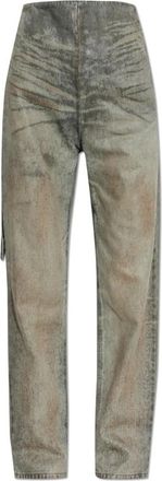 Diesel D-Thalira-Fsi Jeans - Dames - Regular Fit Jeans - Grijs - W24 - Katoen - Jeans