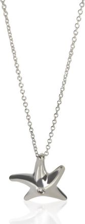 Tiffany & Co. Pre-Owned Tiffany & Co. Sterling Silver Diamond Elsa Peretti Starfish Pendant