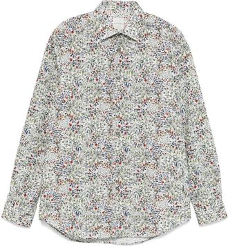 Paul Smith Multicolor Floral Print Shirt
