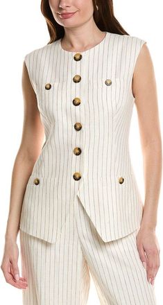 Tyler B&ouml;e Tyler B&ouml;e Cutter Linen-Blend Vest