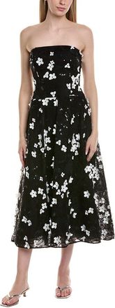 Teri Jon by Rickie Freeman Sleeveless Midi Dress