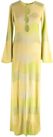 Alexis Lime Wave Serena Dress Size XS