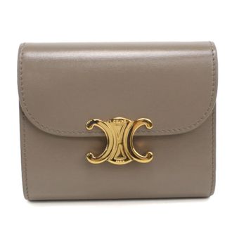 Celine Beige Leather Wallet (Tri-Fold) (Pre-Owned)