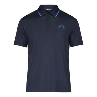 Emporio Armani Polo Shirts, male, Blue, Size: XL Polo Shirt