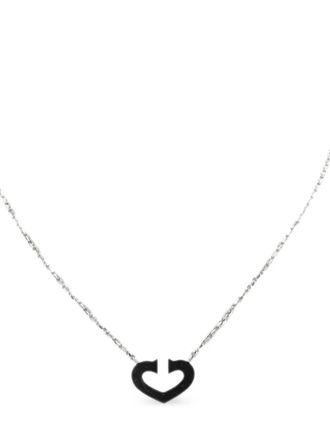 Cartier 2000s Coeur et Symbole white gold heart necklace - women - White Gold - One Size - Silver