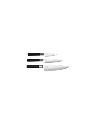 Kai Set De 3 Cuchillos Wasabi Black (6710p, 6715u, 6720c) - Kai Francia