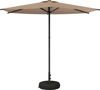 vidaXL Paraguas De Jard&iacute;n Con Base 270 X 270 Cm Poli&eacute;ster Rectangular Vidaxl