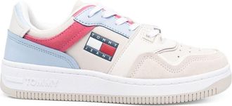 Tommy Jeans colour-block mid-top sneakers - women - Leather - 36 - Neutrals