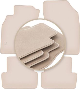 OEM Alfombrillas Premium Beige Para Renault Fluence Berlina 2009-2016