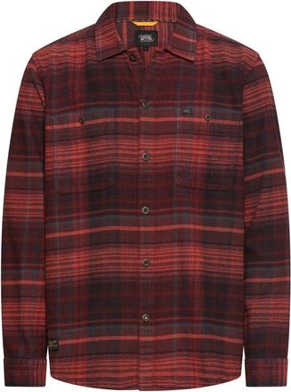 Camel Active Casual Hemden - Heren - Overhemden - Rood - Maat: 4XL