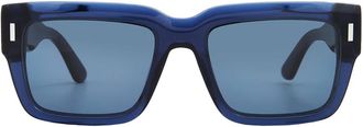 Calvin Klein Blue Square Mens Sunglasses CK23538S 400 55