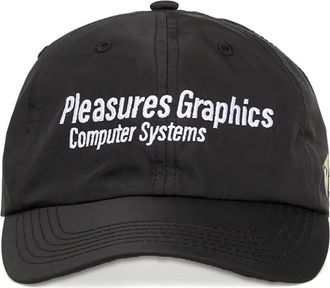 Pleasures System Tech graphic baseball cap - unisex - Fabric - One Size - Black
