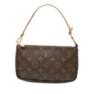 Louis Vuitton Pre-owned Pochette Accessoires - Dames - Pre-owned - Bruin - Maat: ONE Size Zijde