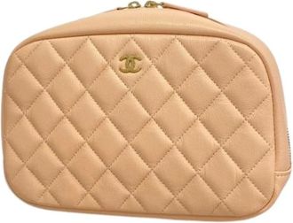 Chanel Pre-owned Mini Bags, female, Pink, Size: ONE SIZE Pre-owned Pouch