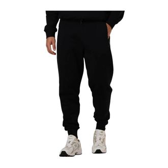 Genti Broeken, Heren, Zwart, M, Zwarte Joggingbroek voor Mannen