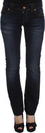 John Galliano Slim Fit Jeans - Dames - Slim Fit Jeans - Blauw - W26 - Katoen - Jeans