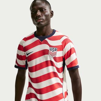 Nike USMNT 2026 Match Home Nike Mens Aero-FIT Soccer Authentic Jersey in White | IB5183-133