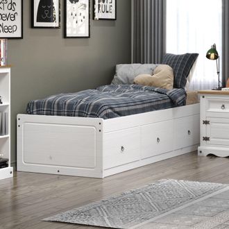 Core 10 Corona 30 Cabin Bed in White | Size: Single