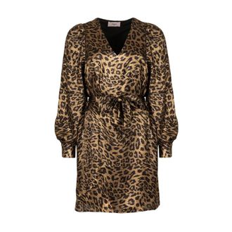 Freebird by Steven Dames, Jurken, Bruin, Maat: S