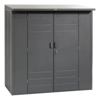 Hesperide Caseta De Jard&iacute;n Forgia Gris Grafito De Acero Curvado 191x117x200 Cm - Hesp&eacute;ride