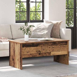 vidaXL Coffee Table Old wood 102 x 50.5 x 46.5 cm Engineered wood vidaXL