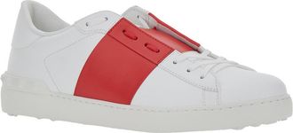 Valentino Garavani Mens Sneakers Low-Top White Calfskin Trainers