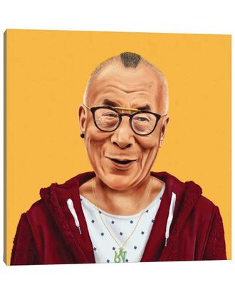 iCanvas Dalai Lama By Amit Shimoni Wall Art