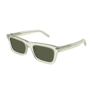 Saint Laurent Green Rectangular Ladies Sunglasses SL 461 BETTY 015 54