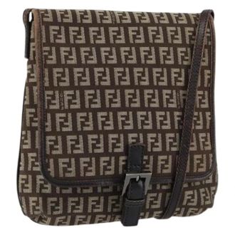 Fendi Borsa a tracolla Pre-owned in tela - - Pre-owned - Donna - Marrone - ONE SIZE