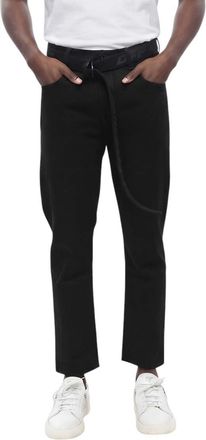 Off-white Black Slim Mid Rise Jeans