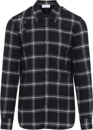 Alexander McQueen Luxe Zwarte Overhemd - Heren - Casual Overhemden - Zwart - M - Katoen - Overhemden