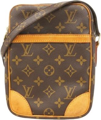 Louis Vuitton Pre-owned Cross Body Bags, female, Brown, Size: ONE SIZE Pre-owned Danube Shoulder Bag