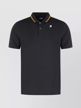 K-Way cotton piqu&eacute; polo shirt