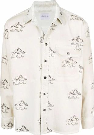 Blue Sky Inn Mountain Print Jacket