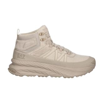 Emporio Armani Emporio Armani Ea7, Schoenen, unisex, Beige, 37 1/3 EU, Leer, Sneakers